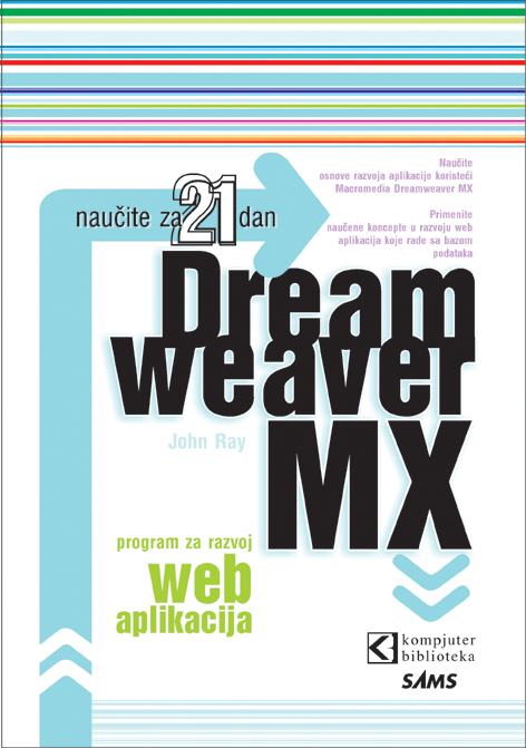 Dreamweaver MX, za 21 dan